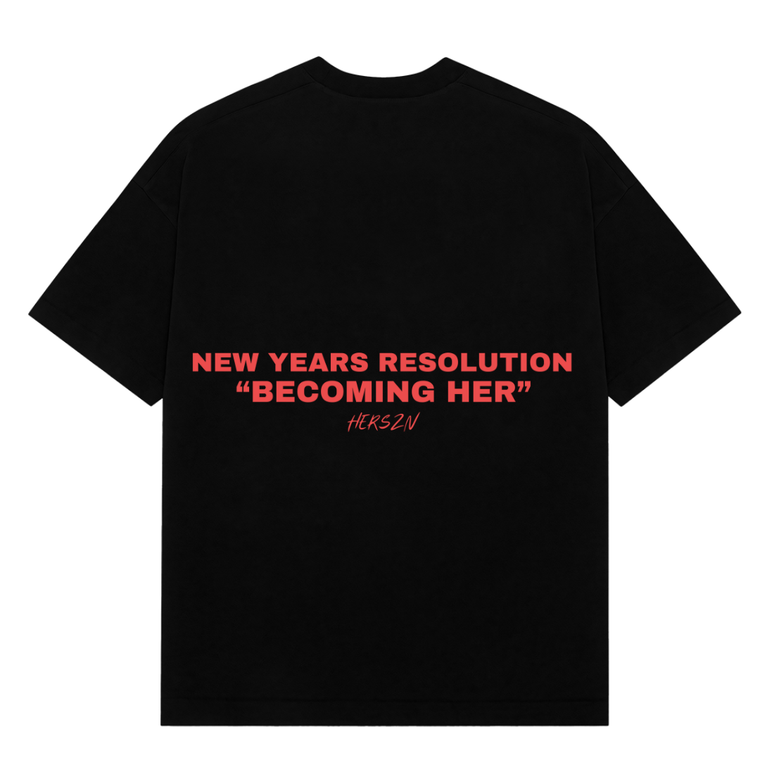 New Years Resolution Oversized Tee