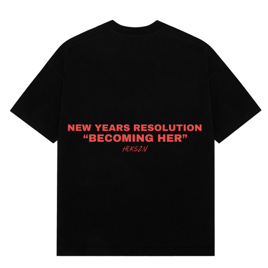 New Years Resolution Oversized Tee