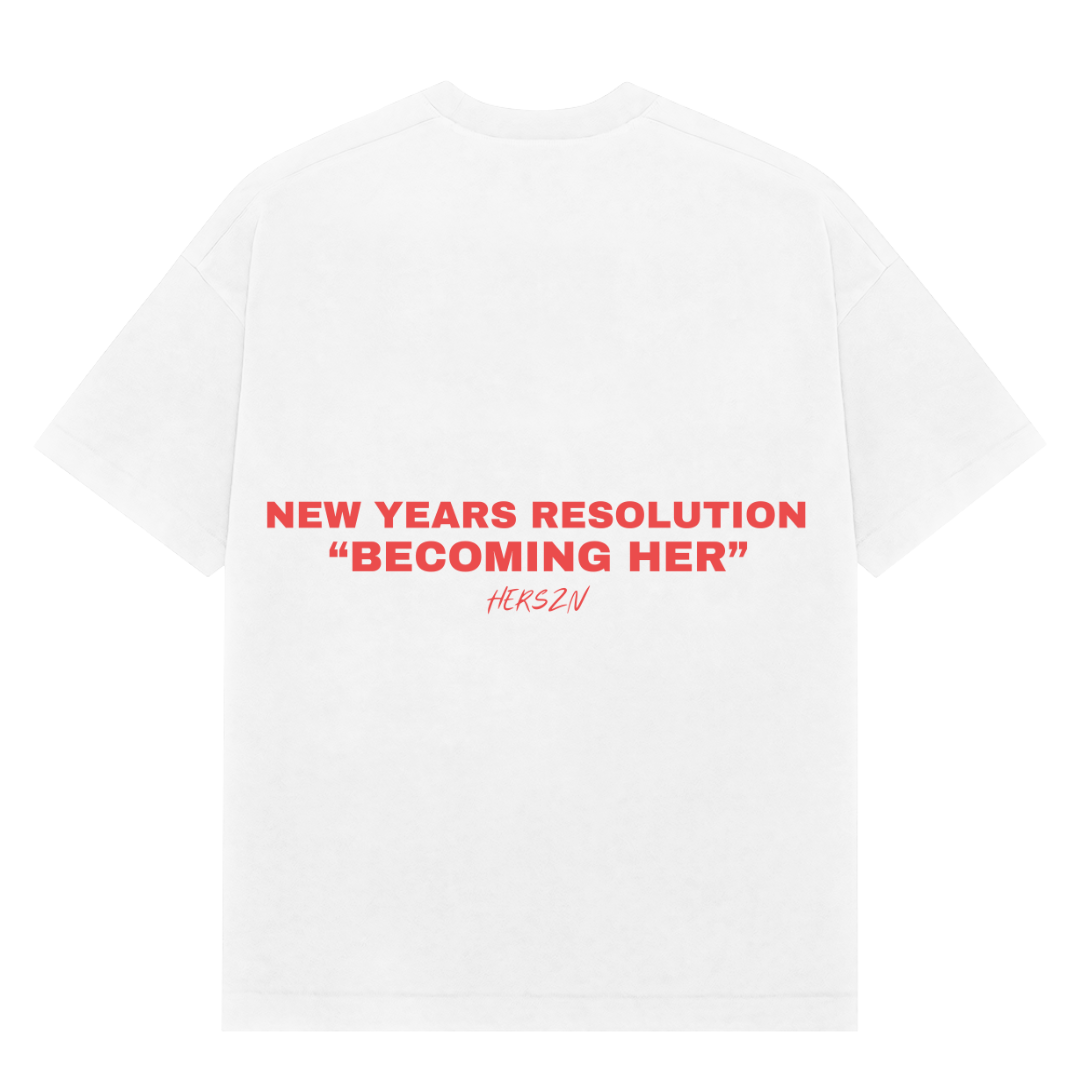 New Years Resolution Oversized Tee